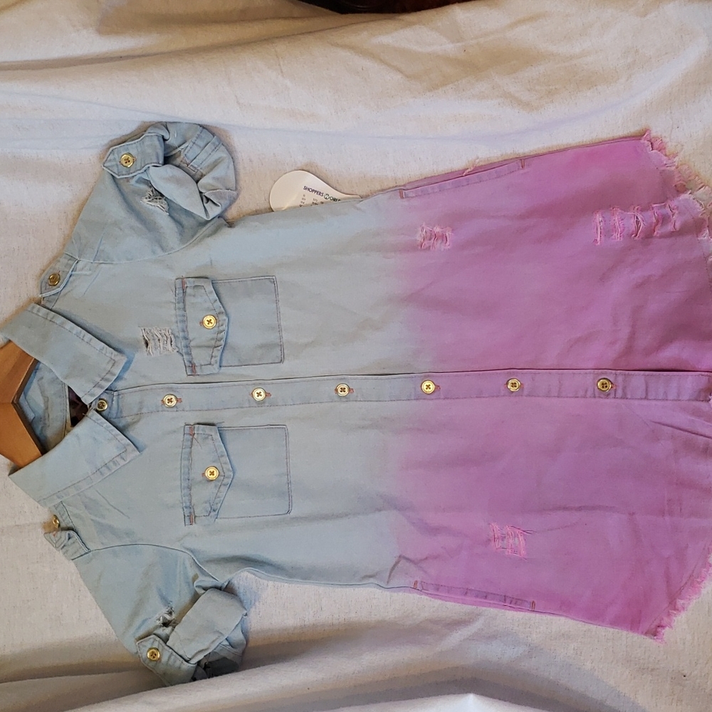 Girls bottom down dress.